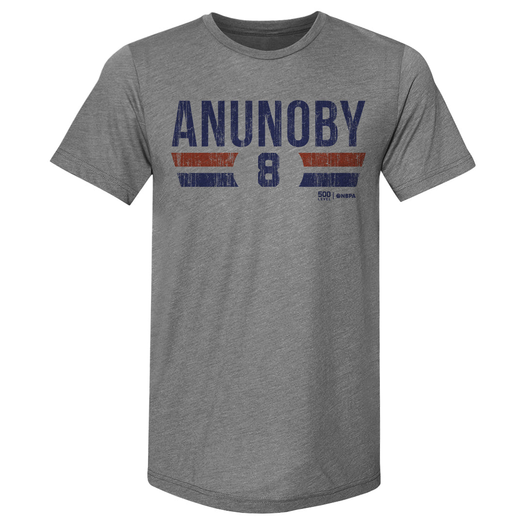 OG Anunoby New York Knicks Font Men's T-Shirt