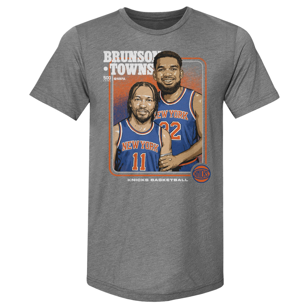 Jalen Brunson & Karl-anthony Towns New York Knicks Step Brothers Wht