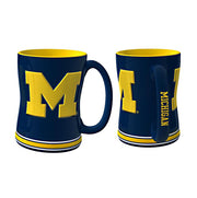 Michigan Wolverines Logo Relief Coffee Mug