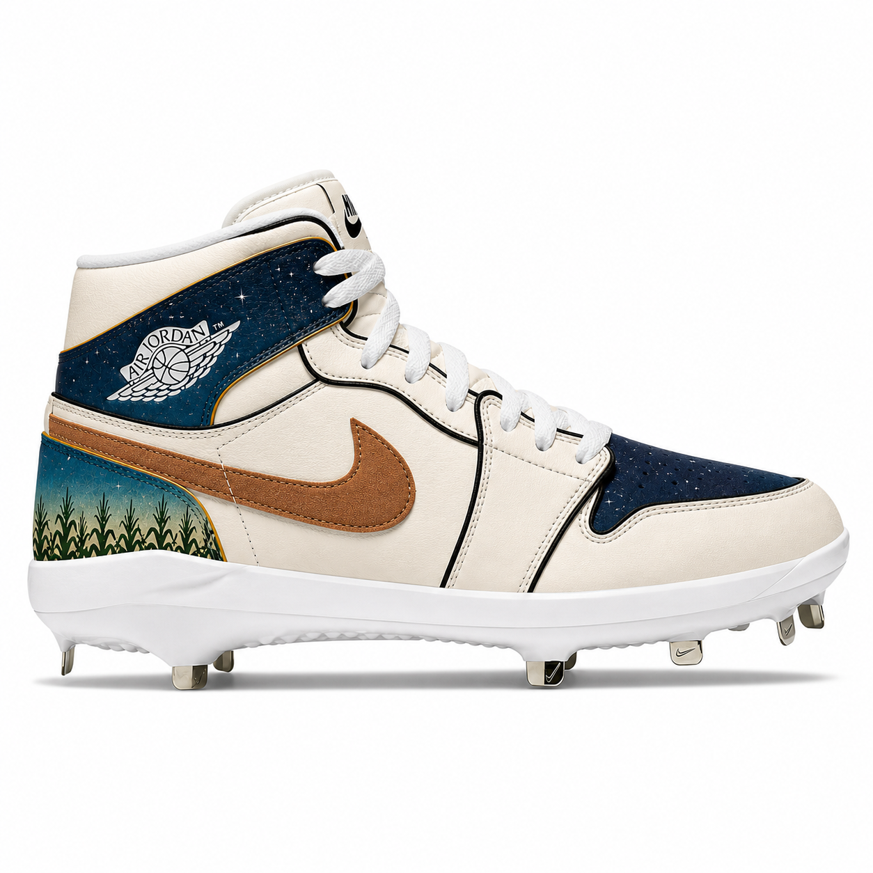 "Field Of Dreams" Jordan 1 Retro Cleats
