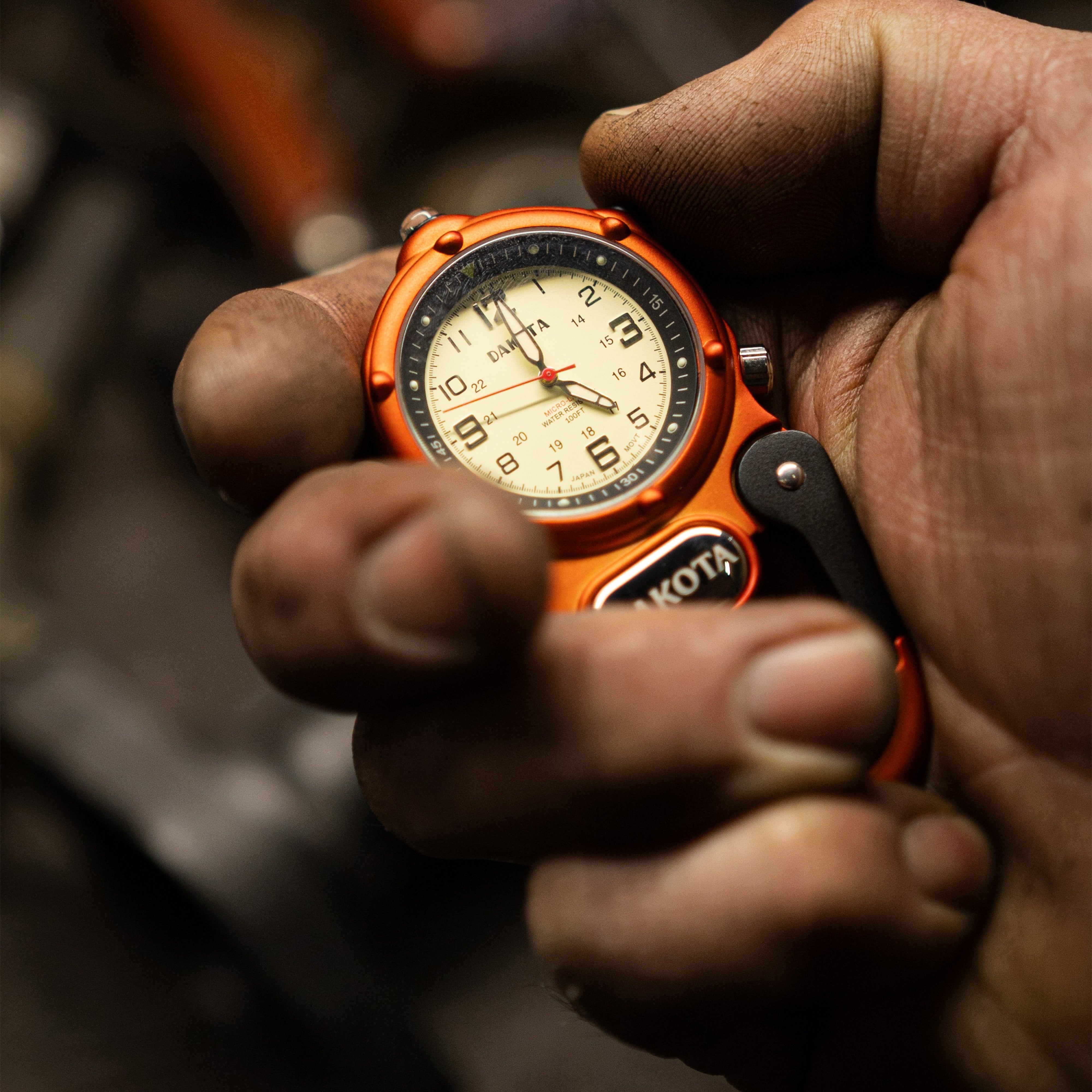 Miniclip Military Microlight Watch