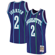 Charlotte Hornets Larry Johnson Throwback Jersey