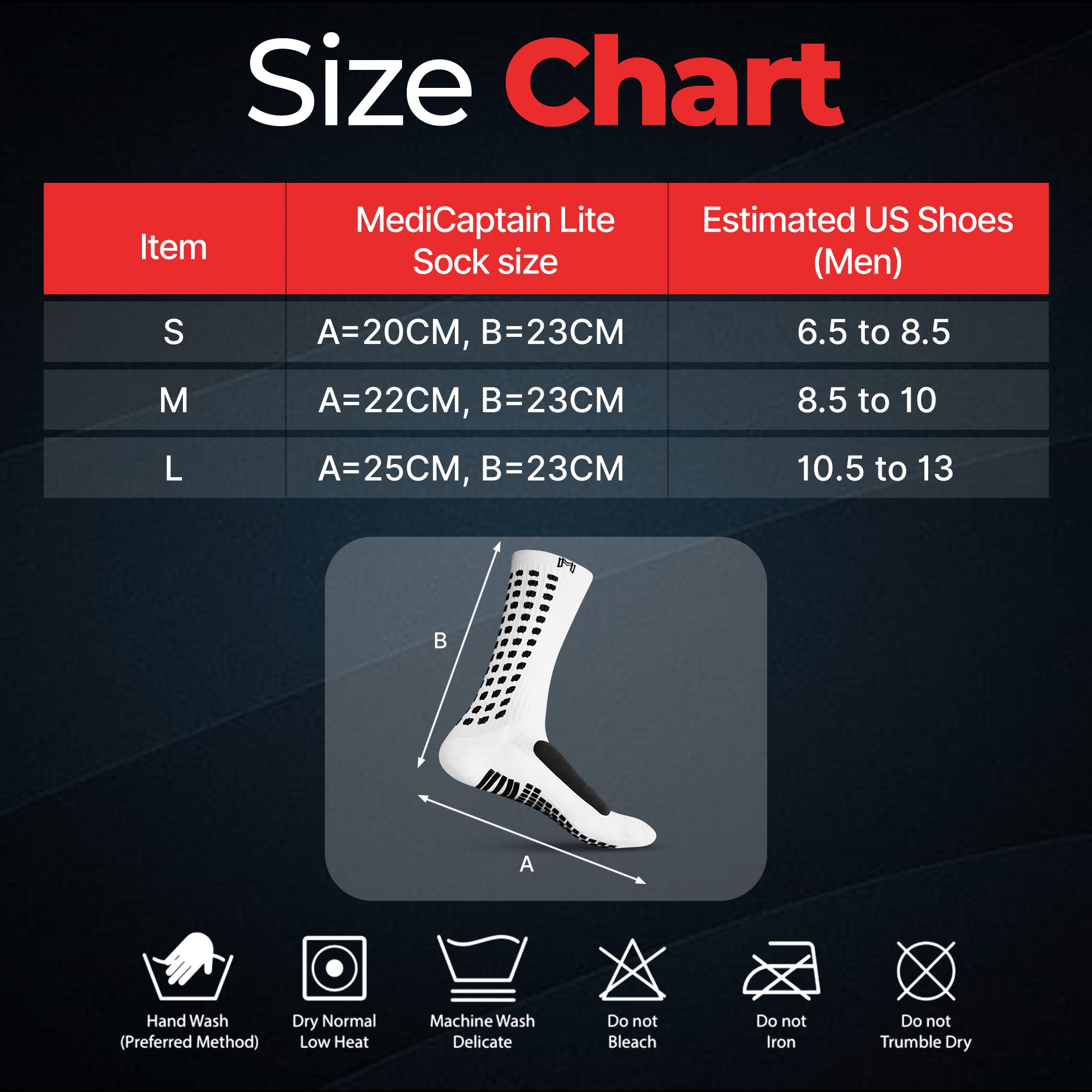 MediCaptain Padded Grip Socks with Foot Protection (Midcalf Length)