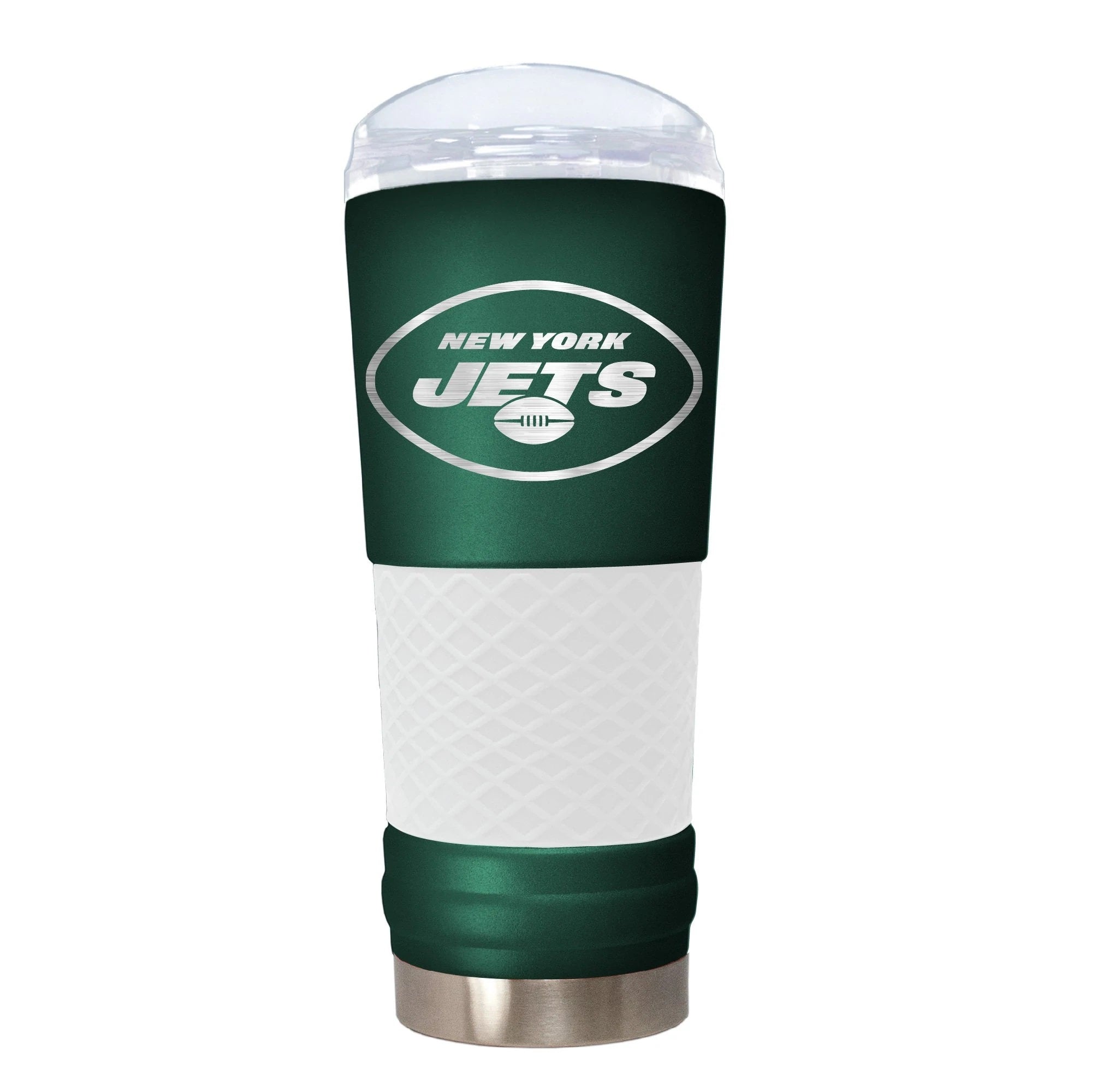 New York Jets "The Draft" 24 oz. Stainless Steel Travel Tumbler
