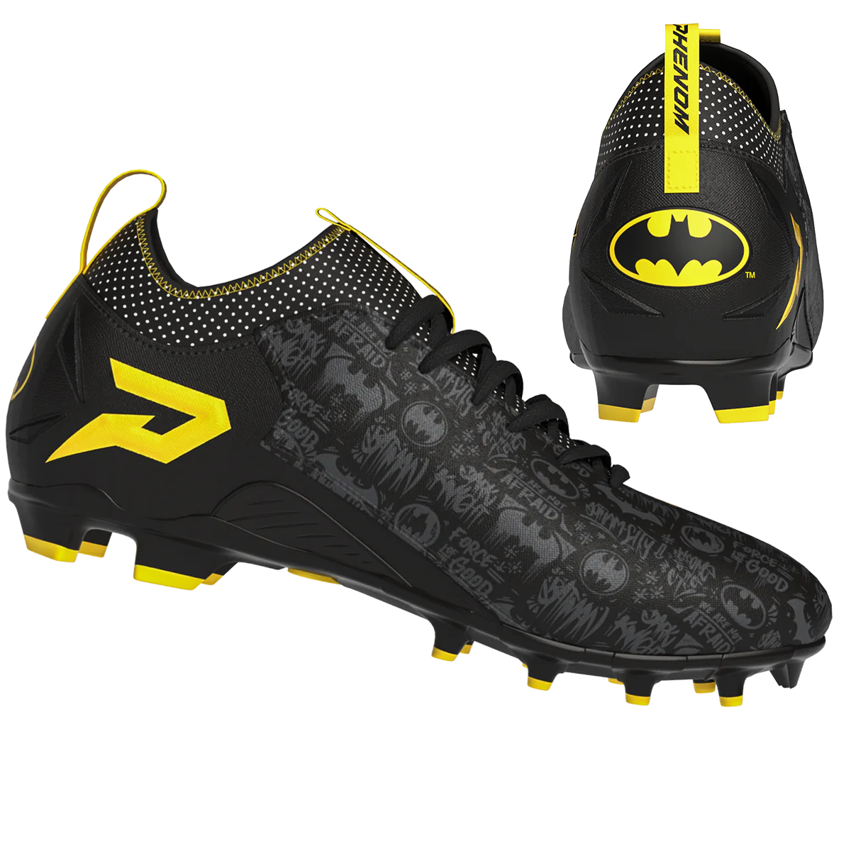 Quantum Speed Batman Football Cleats