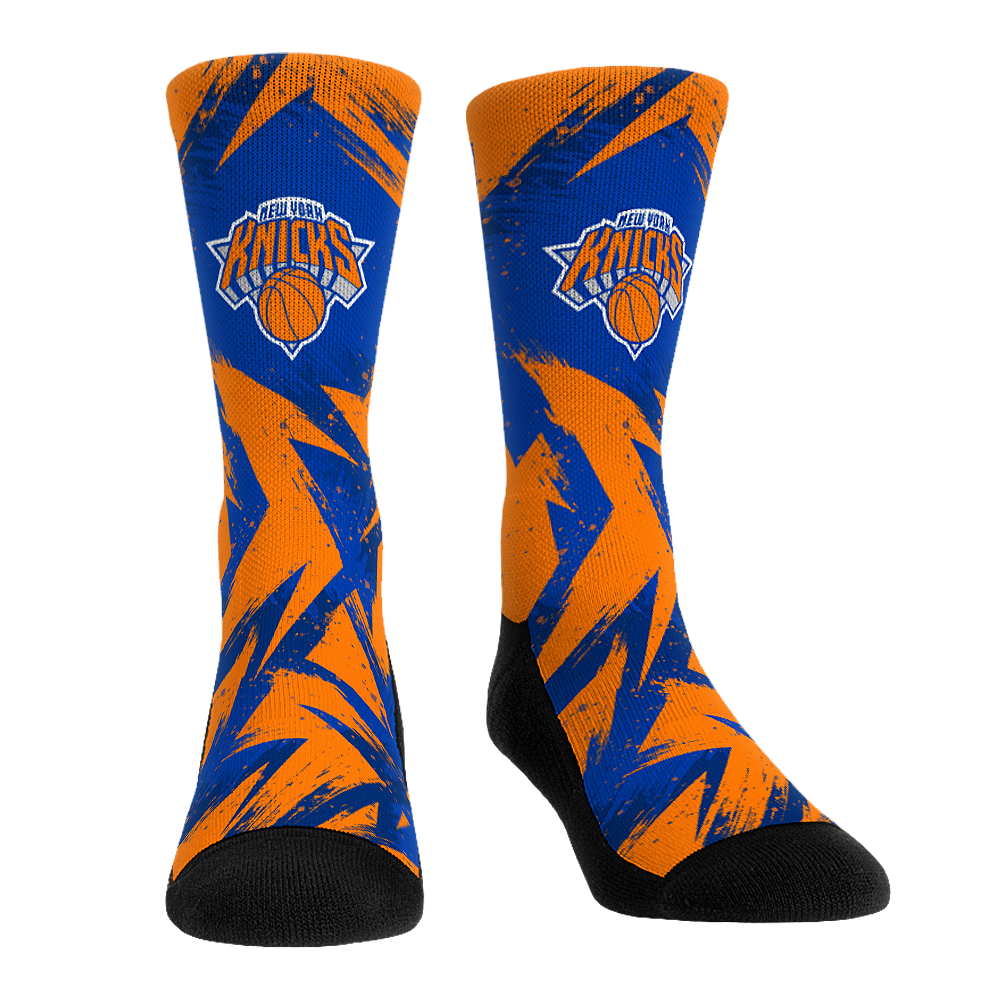 New York Knicks Game Paint Socks