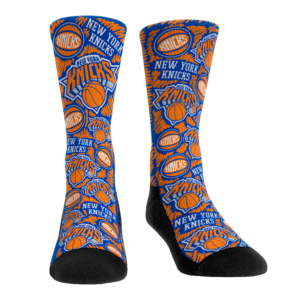 New York Knicks Logo Sketch Socks