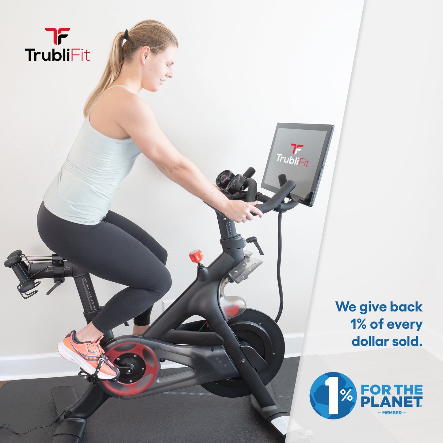 Dual Fans with Phone Tray for the Peloton Bikes