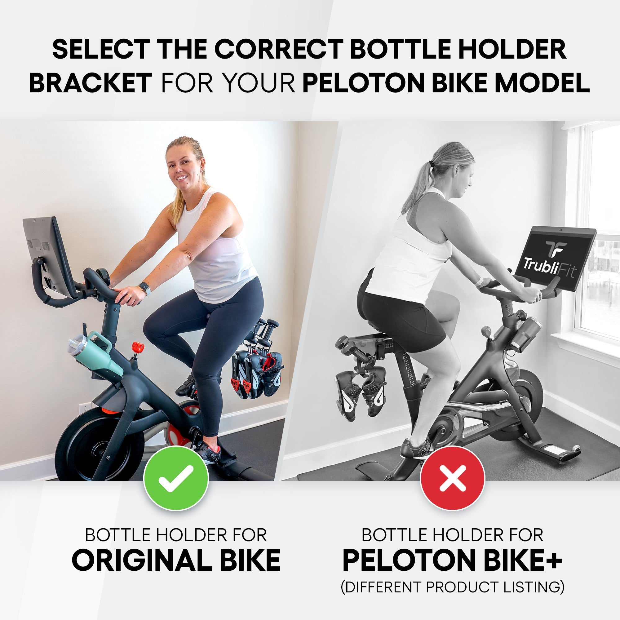 Replacement Bottle Holders with Bracket for the Original Peloton Bike