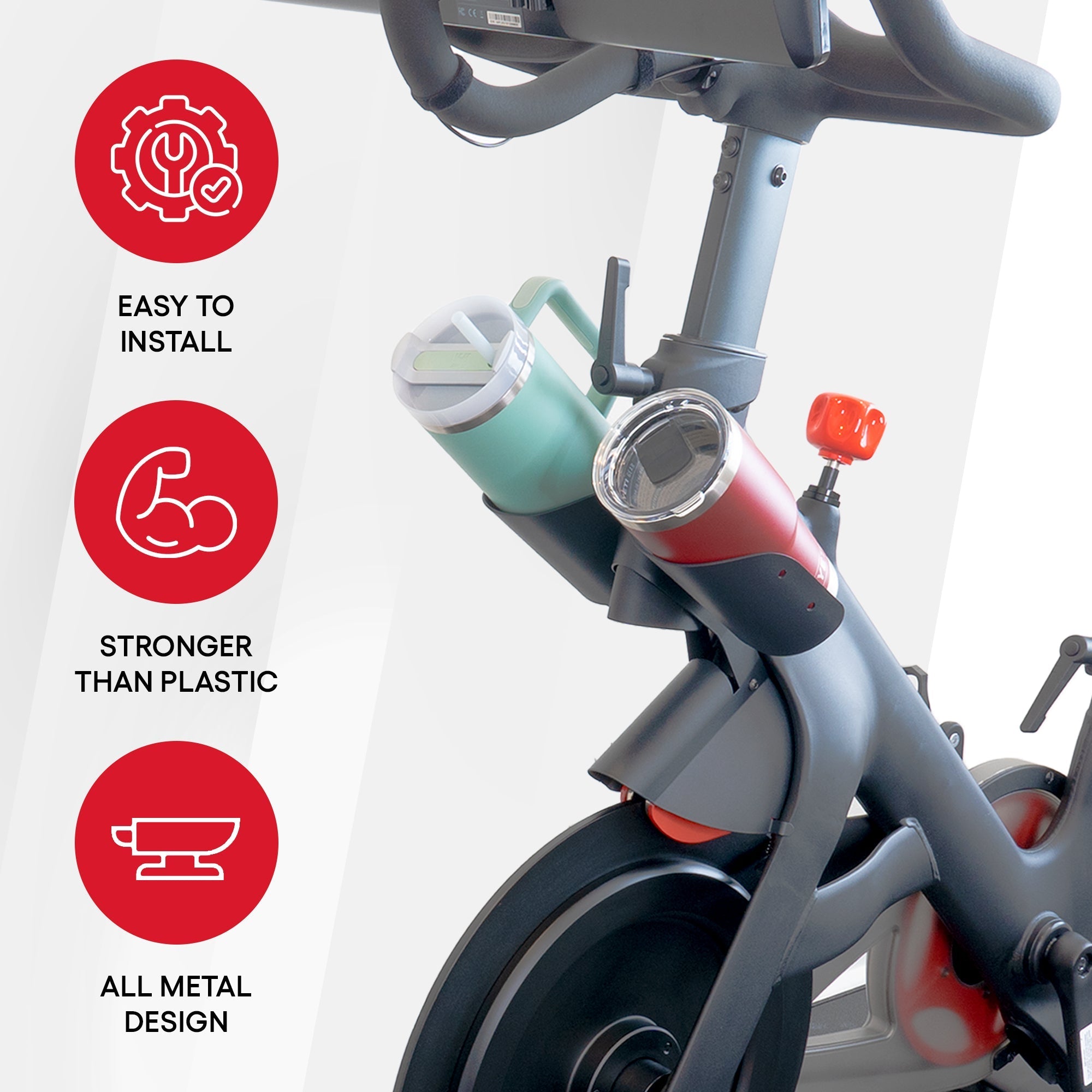 Replacement Bottle Holders with Bracket for the Original Peloton Bike