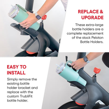 Replacement Bottle Holders with Bracket for the Original Peloton Bike