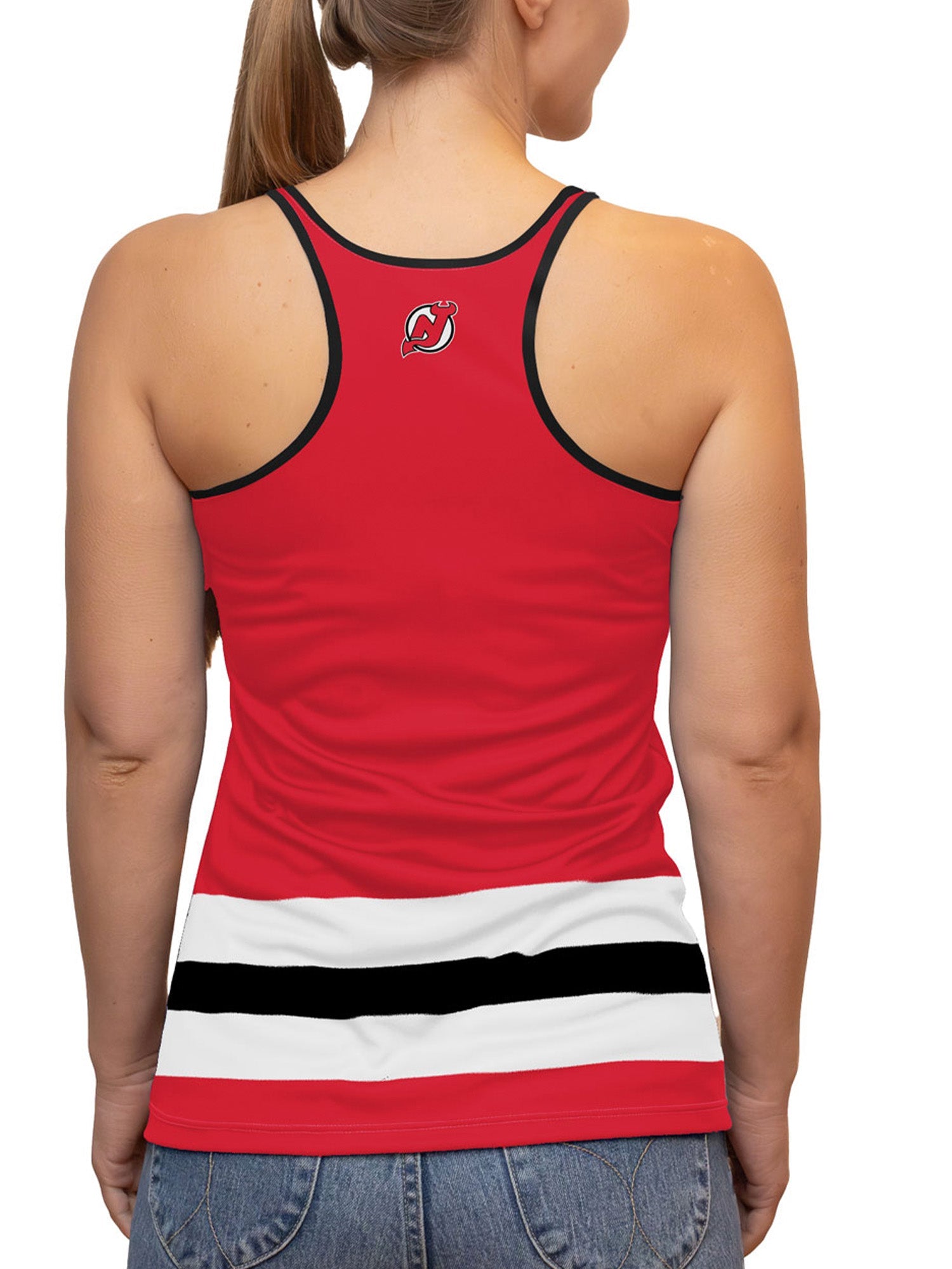New Jersey Devils Women's Racerback Hockey Tank