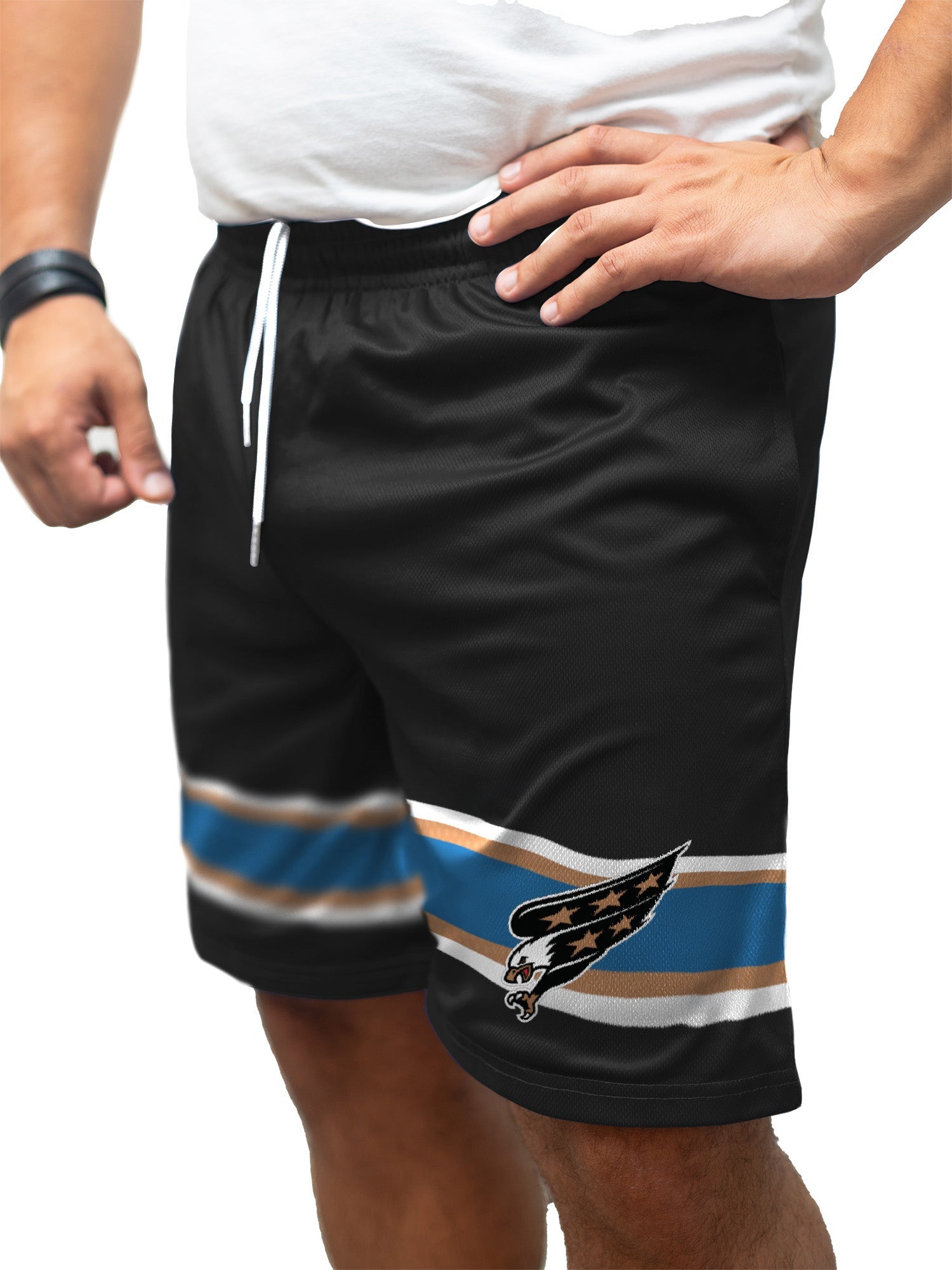 Washington Capitals "Screaming Eagle" Alternate Mesh Hockey Shorts