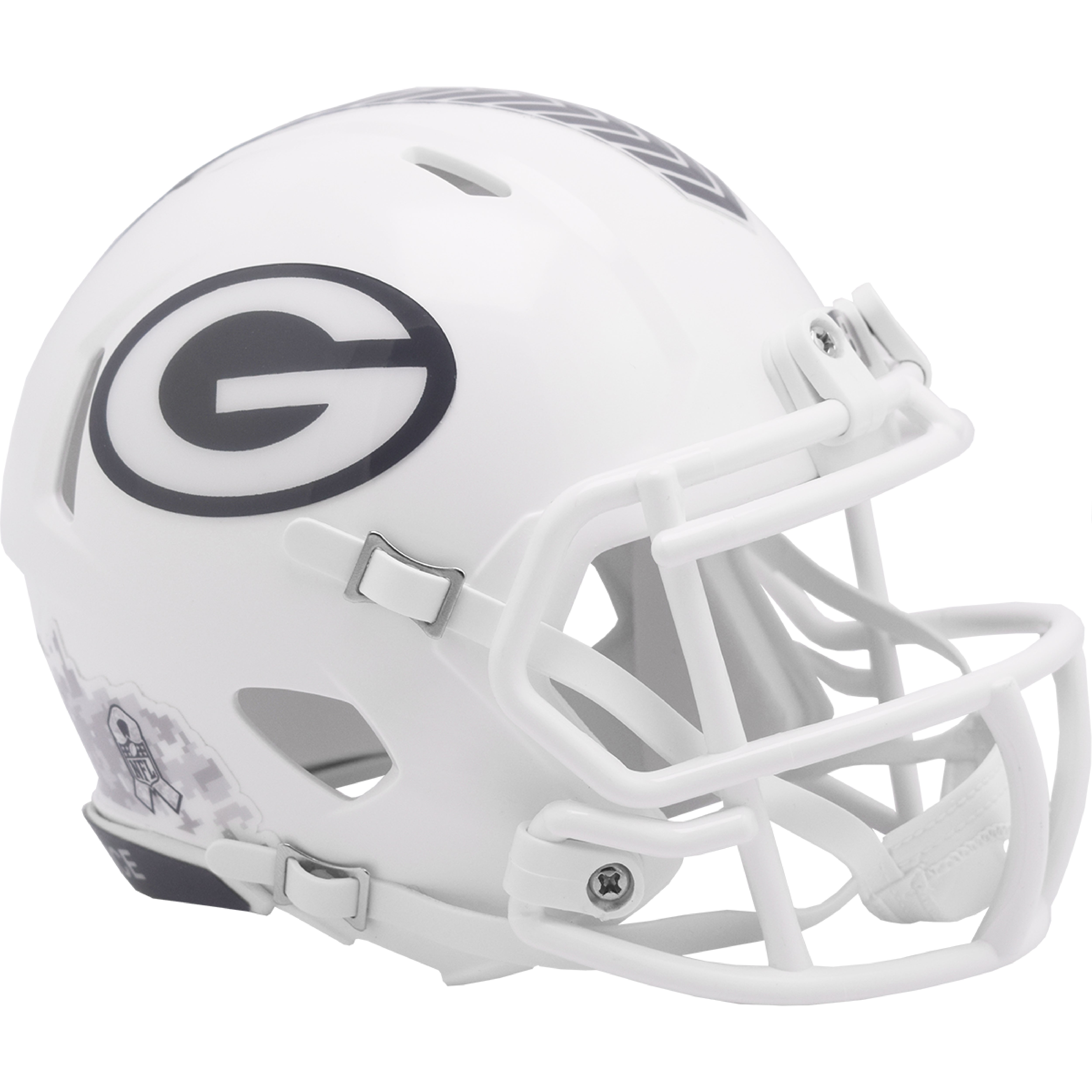 Green Bay Packers Salute to Service Riddell Speed Mini Football Helmet