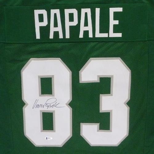 Vince Papale Autographed Philadelphia Eagles (Green #83) Custom Jersey - Beckett