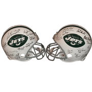1969 New York Jets Super Bowl Team Autographed Jets (Throwback) Authentic Proline Helmet