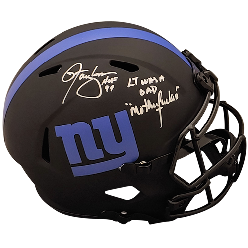 Lawrence Taylor Autographed New York Giants (ECLIPSE Alternate) Full-Size Replica Helmet