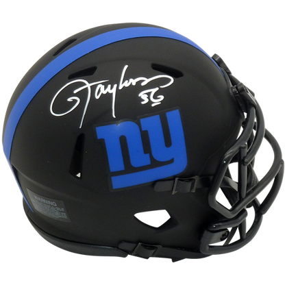 Lawrence Taylor Autographed New York Giants Eclipse Mini Helmet