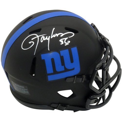 Lawrence Taylor Autographed New York Giants Eclipse Mini Helmet