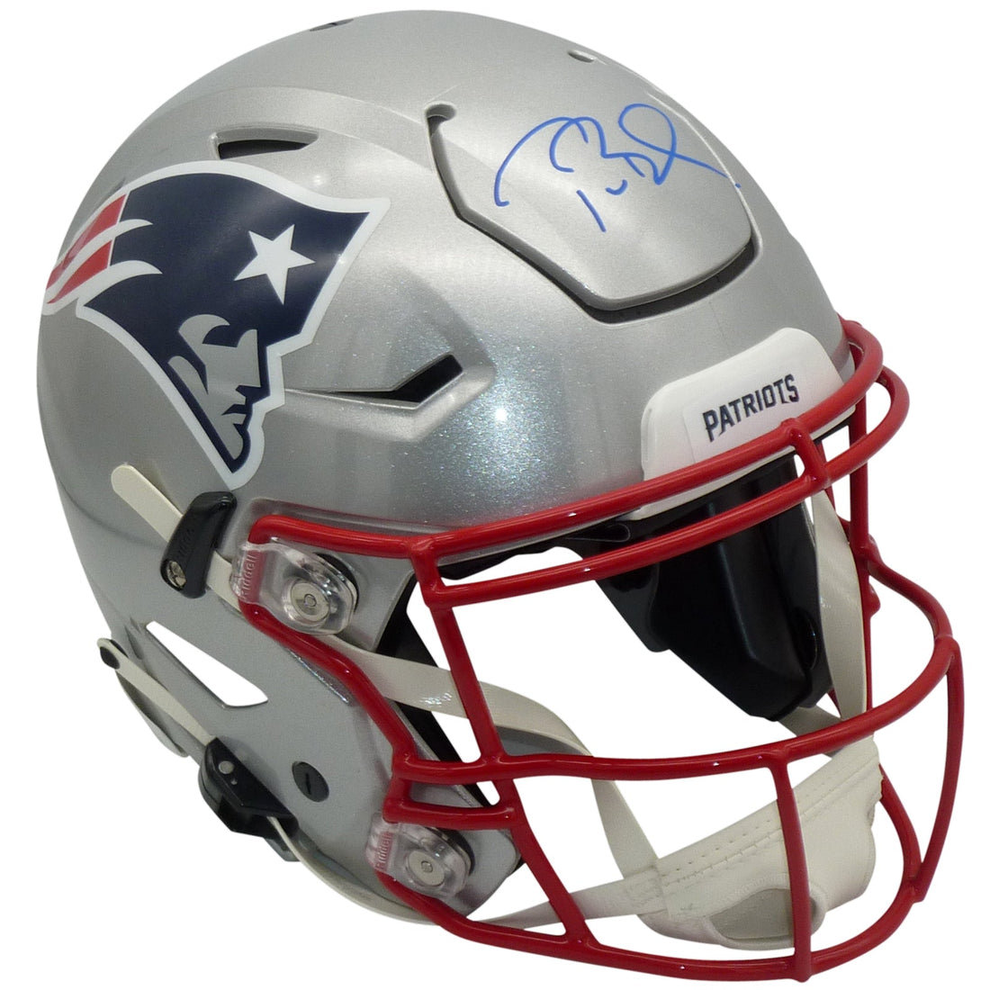 Autographed Tom Brady New England Patriots Riddell Speed Flex Authentic Helmet