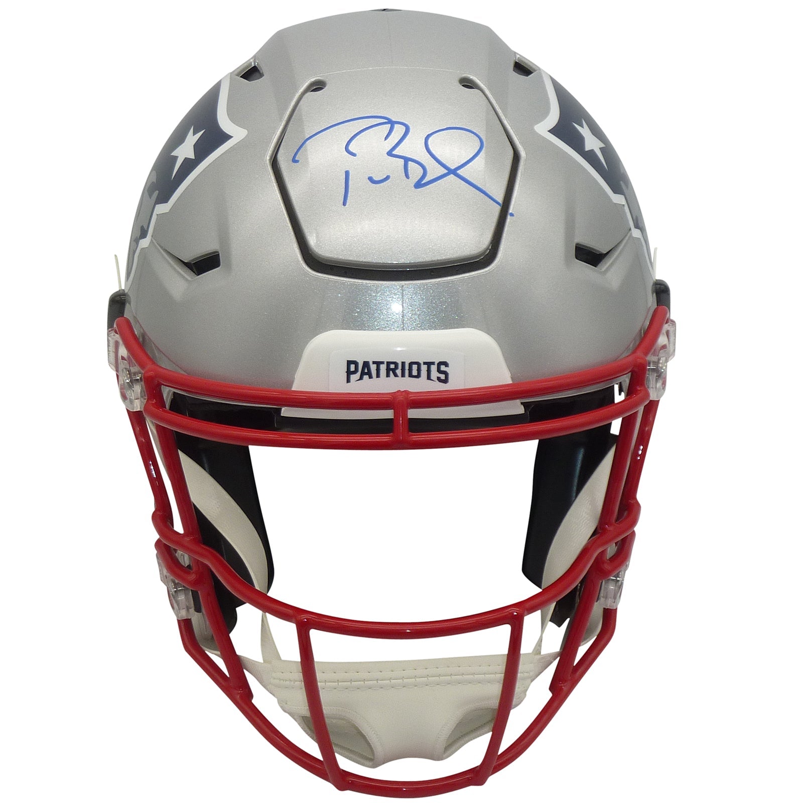 Autographed Tom Brady New England Patriots Riddell Speed Flex Authentic Helmet