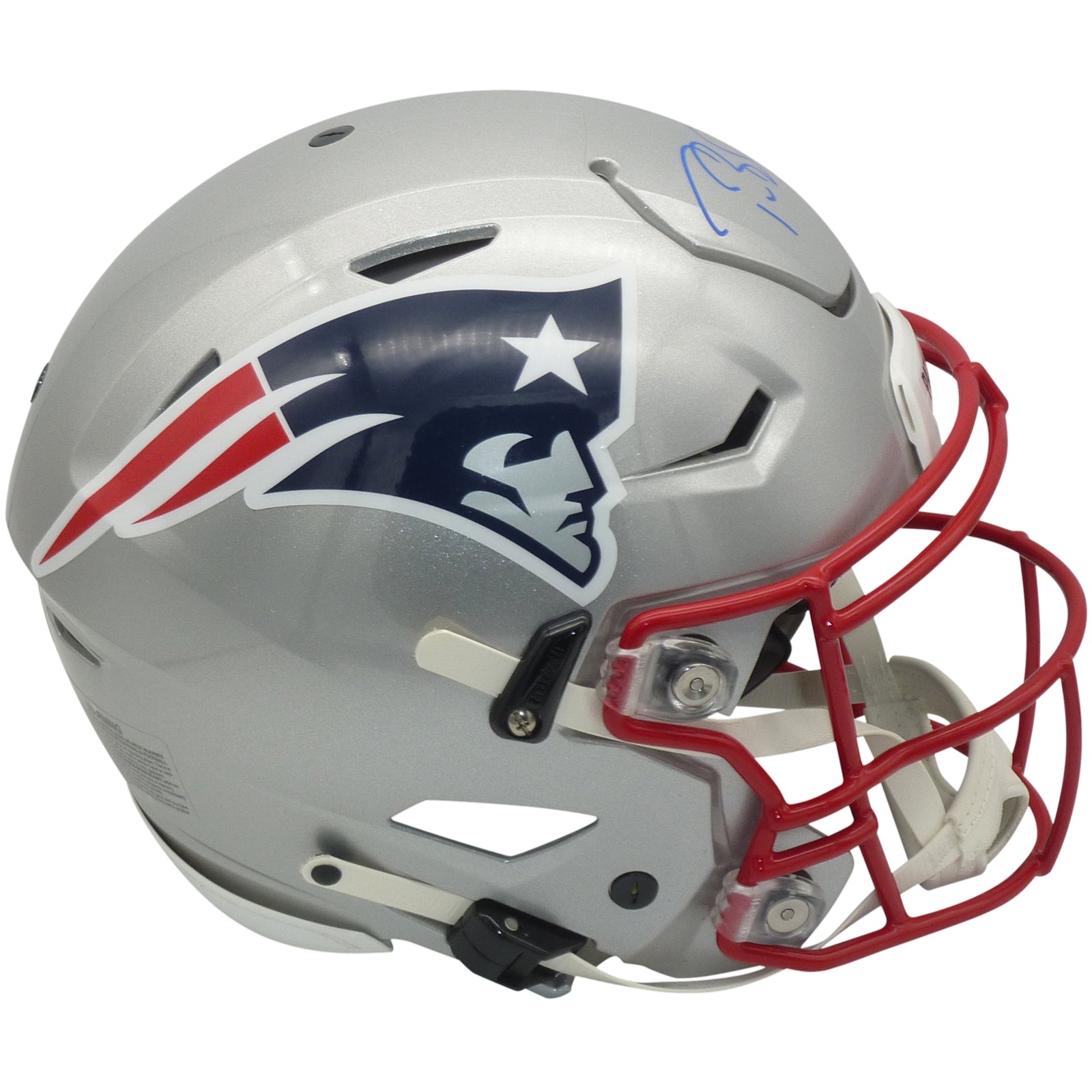 Autographed Tom Brady New England Patriots Riddell Speed Flex Authentic Helmet