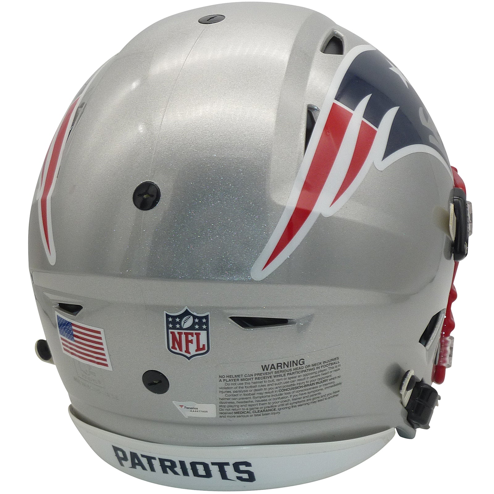 Autographed Tom Brady New England Patriots Riddell Speed Flex Authentic Helmet
