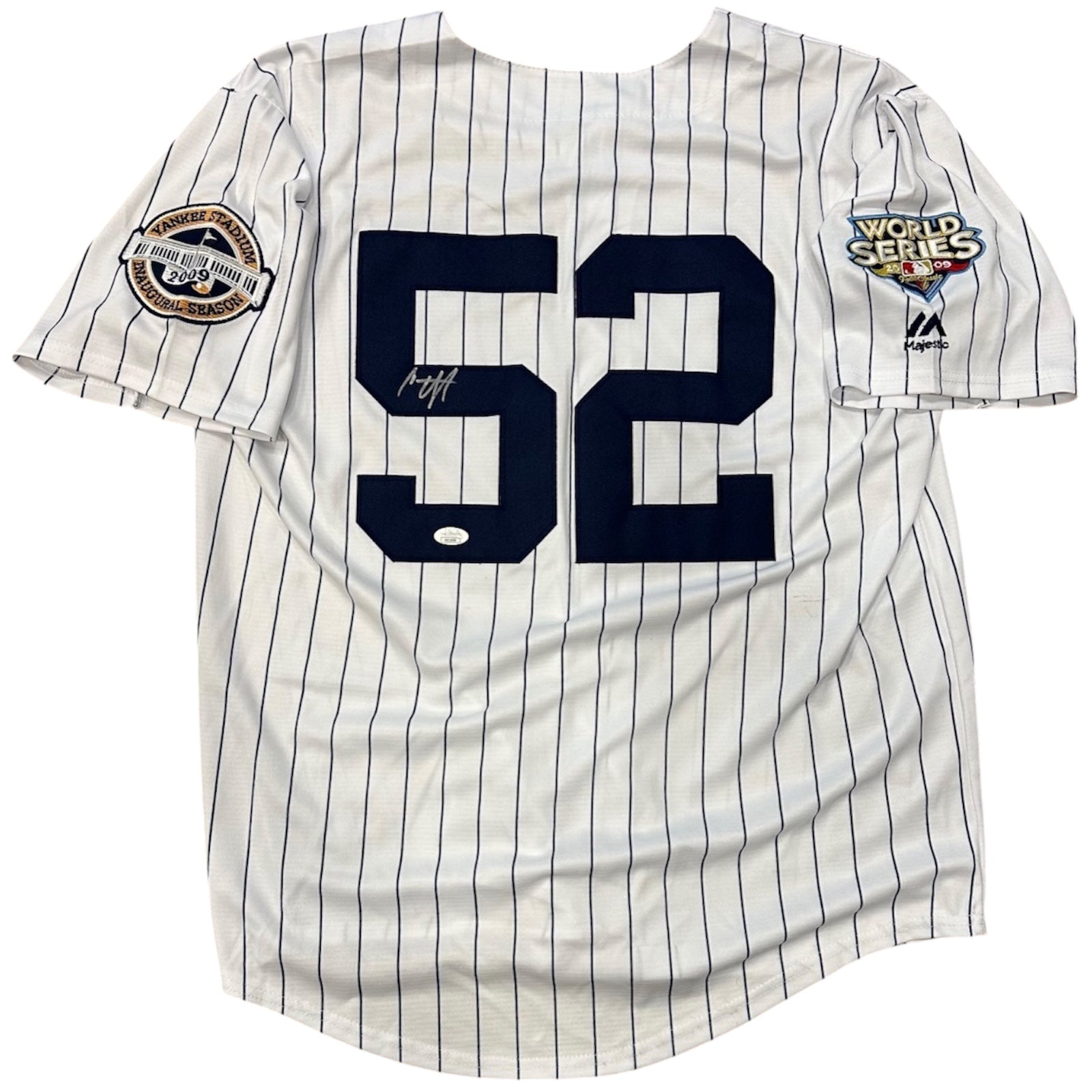 Autographed New York Yankees CC Sabathia #52 Majestic Jersey