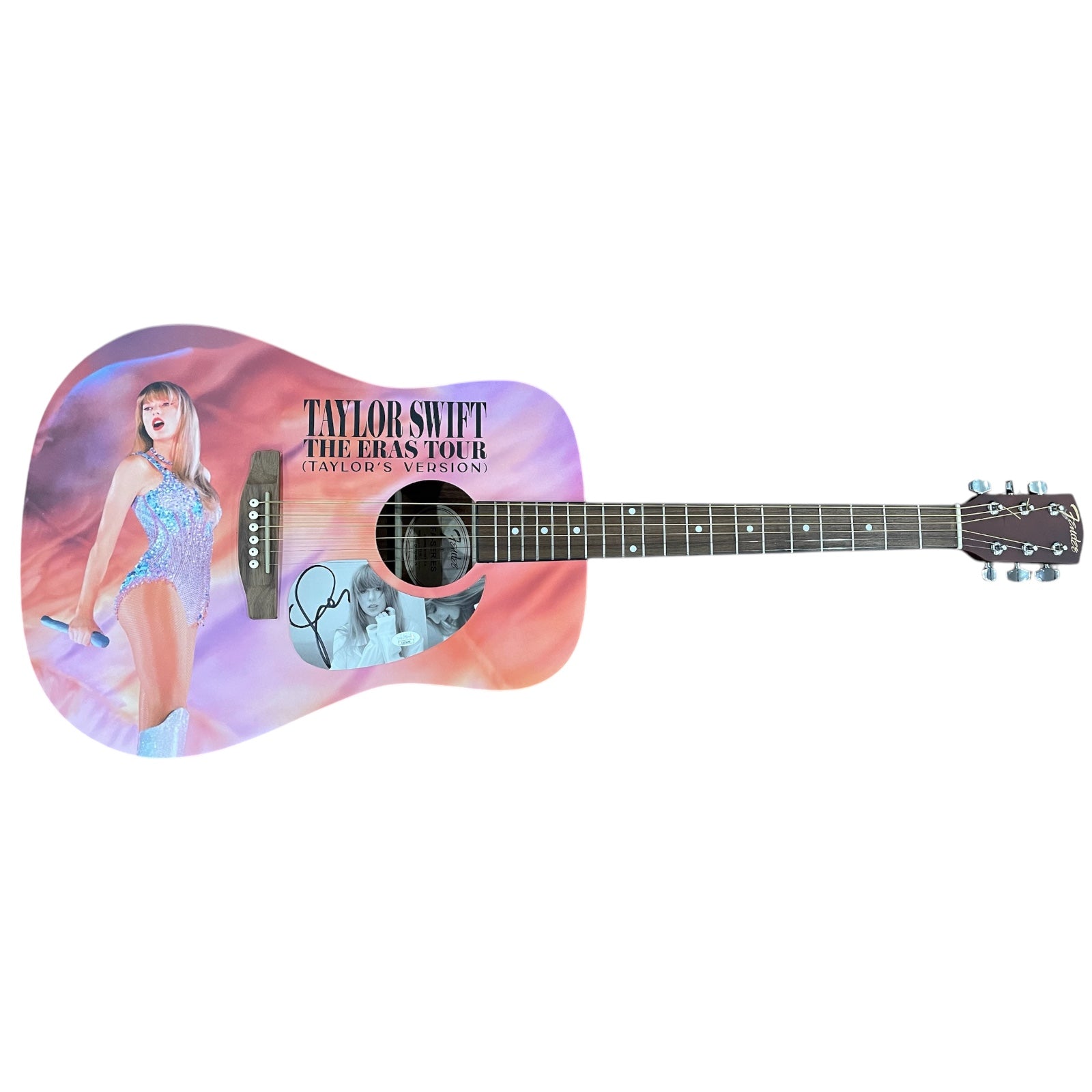 Taylor Swift Eras Tour Wrapped Acoustic Guitar with Signature