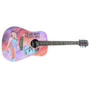 Taylor Swift Eras Tour Wrapped Acoustic Guitar with Signature