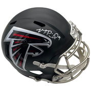 Autographed Atlanta Falcons Michael Penix Jr. Full-Size Replica Helmet