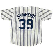 Autographed New York Yankees Darryl Strawberry Pinstripe Jersey