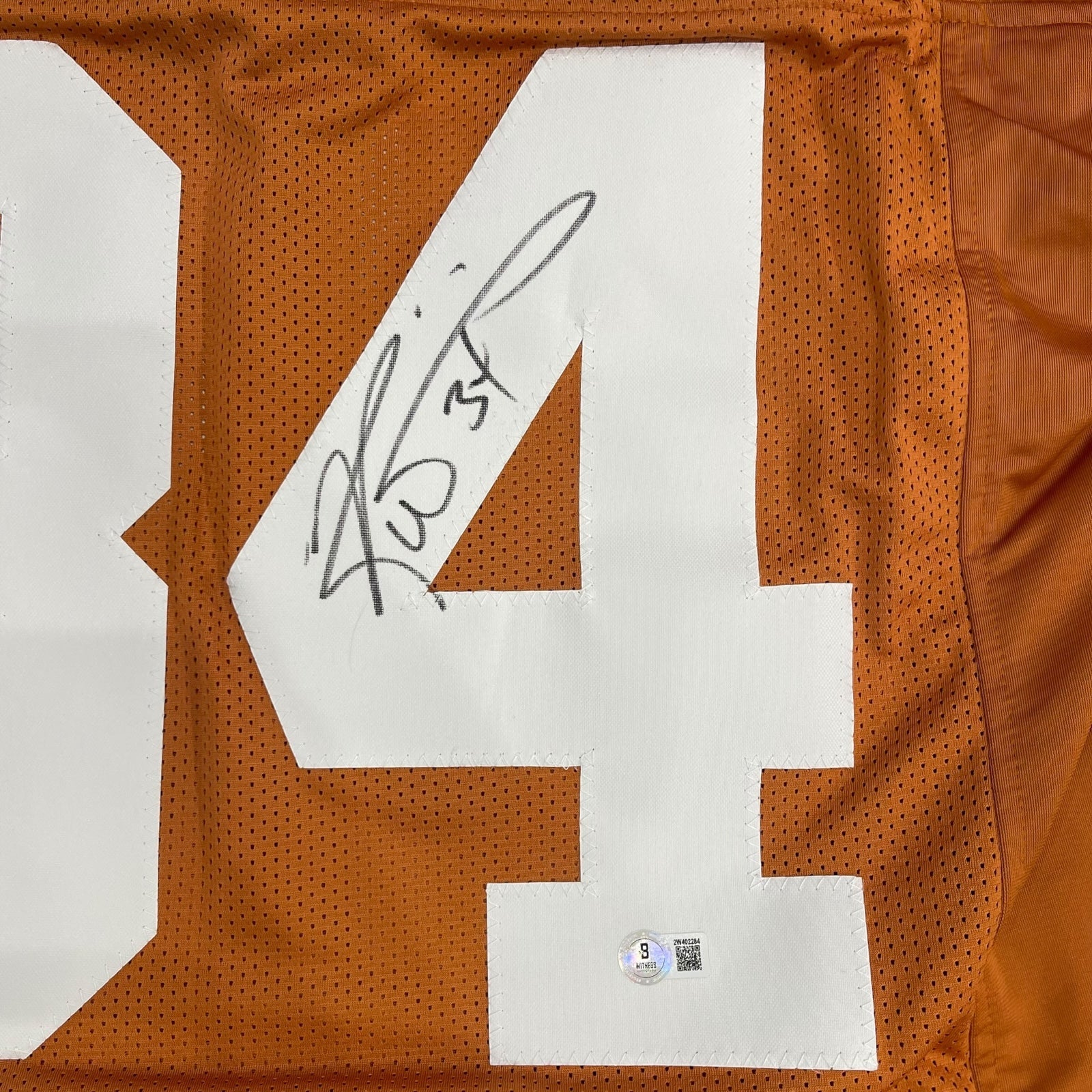 Autographed Texas Longhorns Ricky Williams #34 Custom Jersey