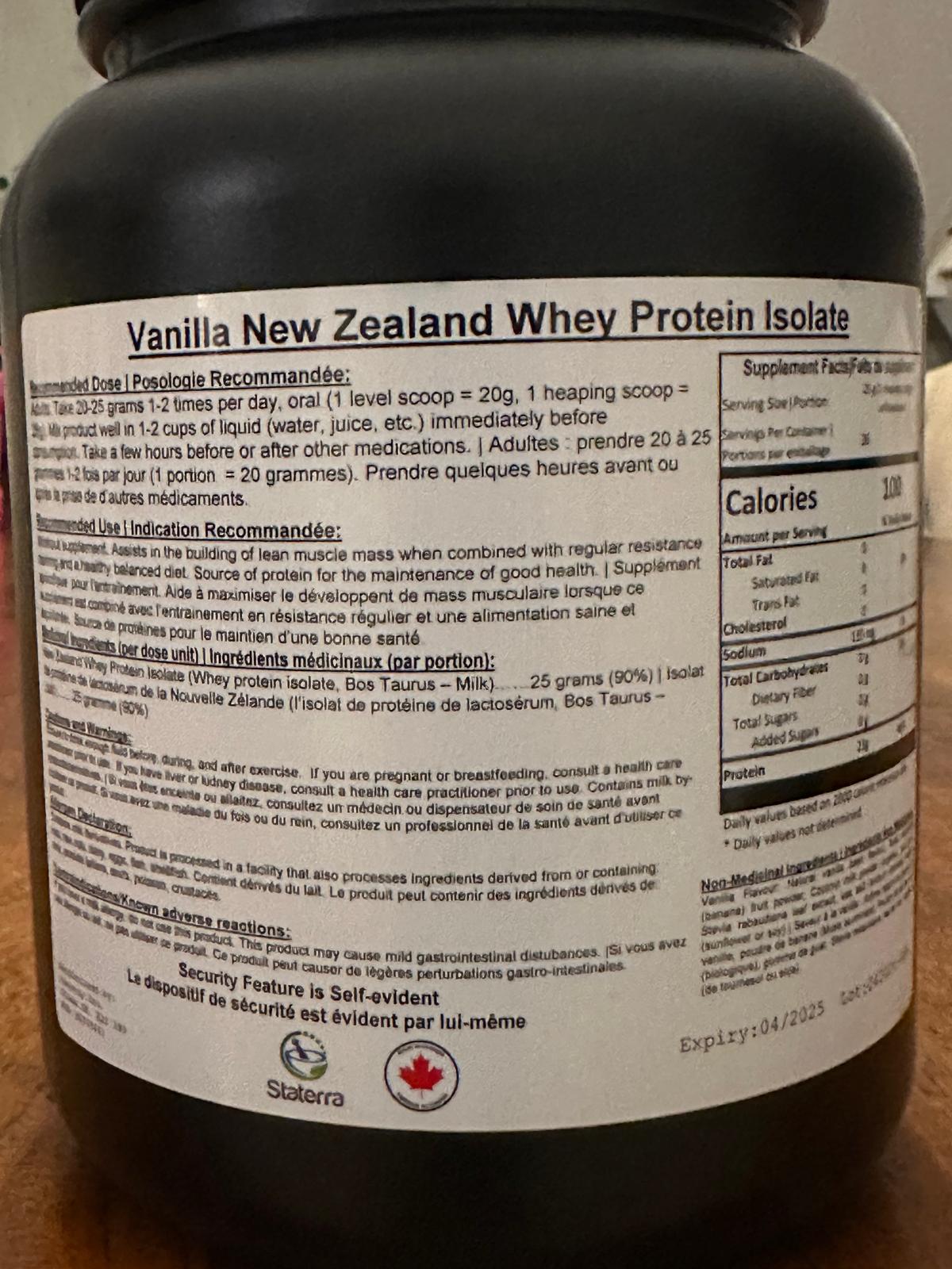 Whey Protein Isolate