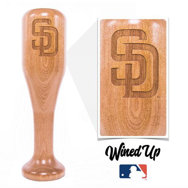 San Diego Padres "SD" Wined Up® | Baseball Bat Wine Mug Collective