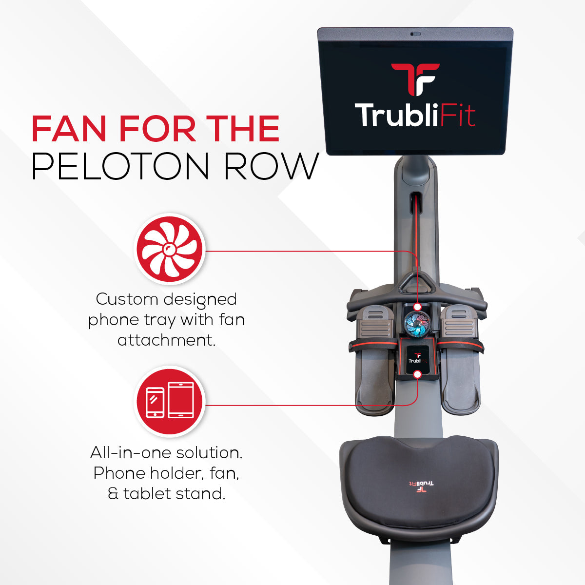Fan & Tray for Peloton Row