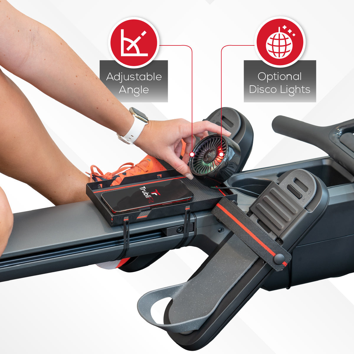 Fan & Tray for Peloton Row