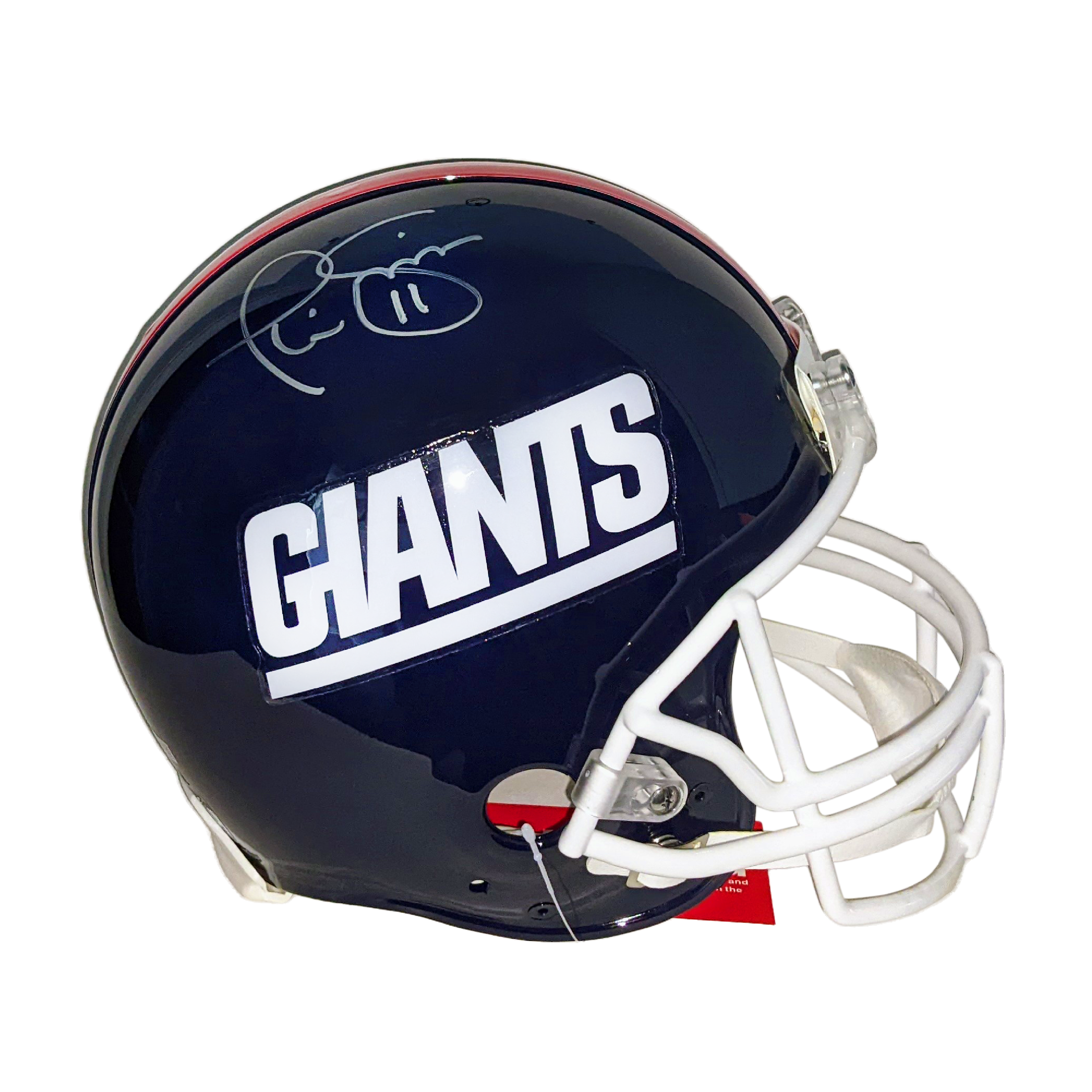 Autographed New York Giants Hand Signed Phil Simms Full Size Authentic Football Helmet