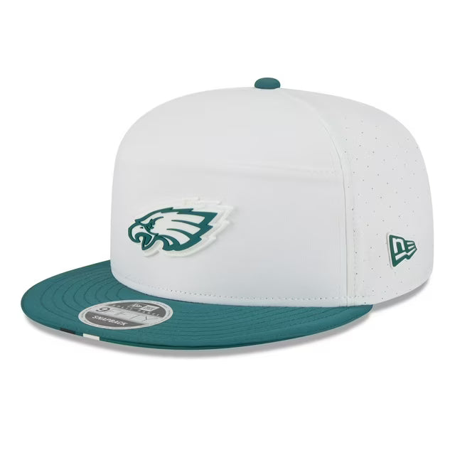 Philadelphia Eagles 2025 Training Split Panel Snapback Adjustable Hat