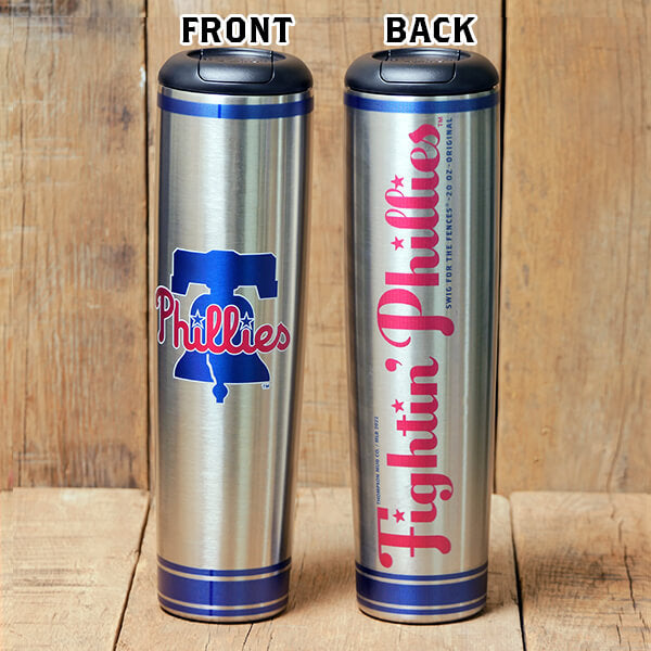 Philadelphia Phillies Dugout Mug® | Stainless Steel Baseball Bat Mug