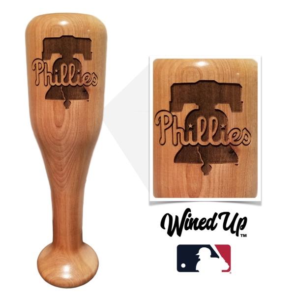 Philadelphia Phillies Wined Up®| Baseball Bat Wine Mug Collective