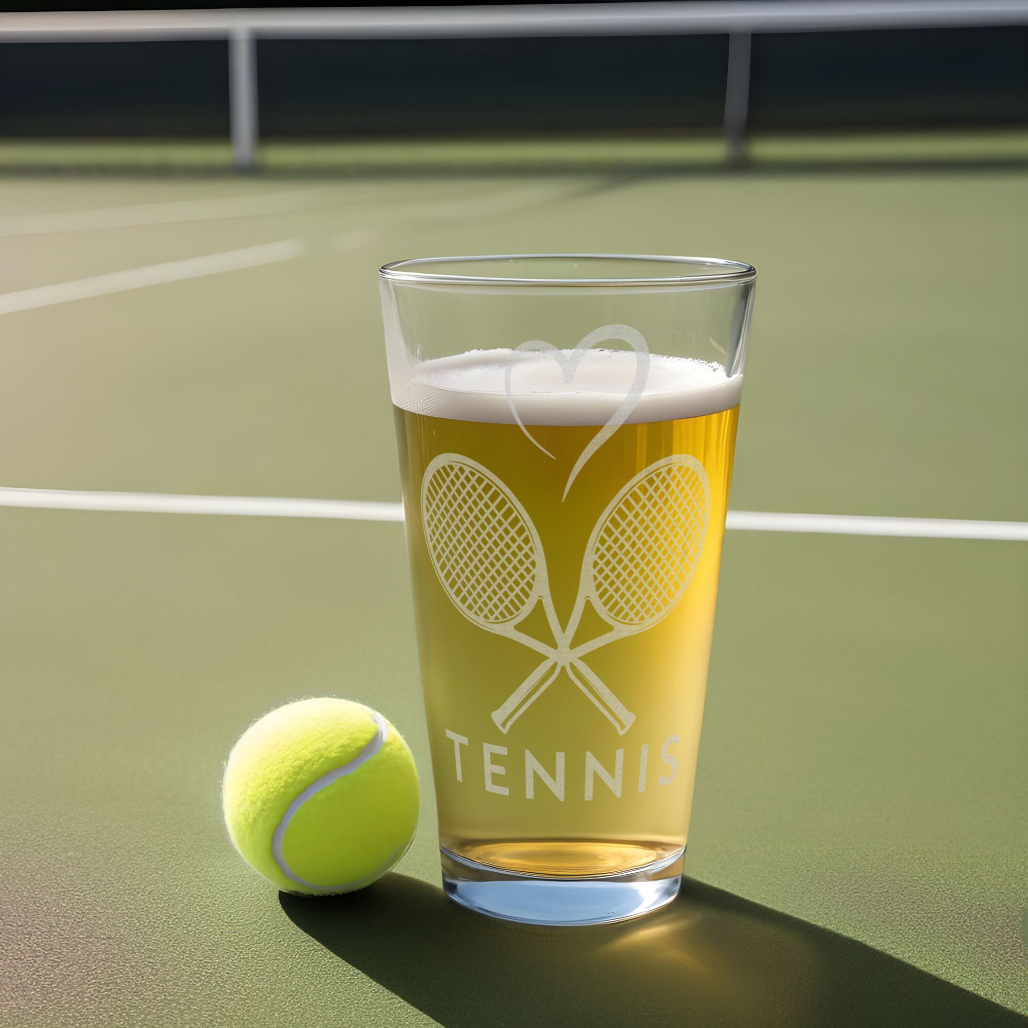 Tennis Pint Glass