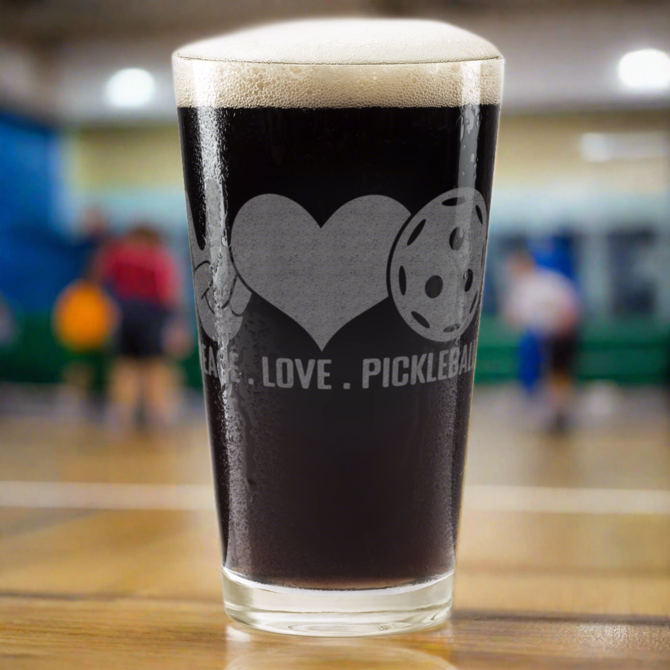 Pickleball Pint Glasses