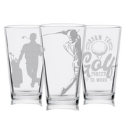 Golf Pint Glass Collection