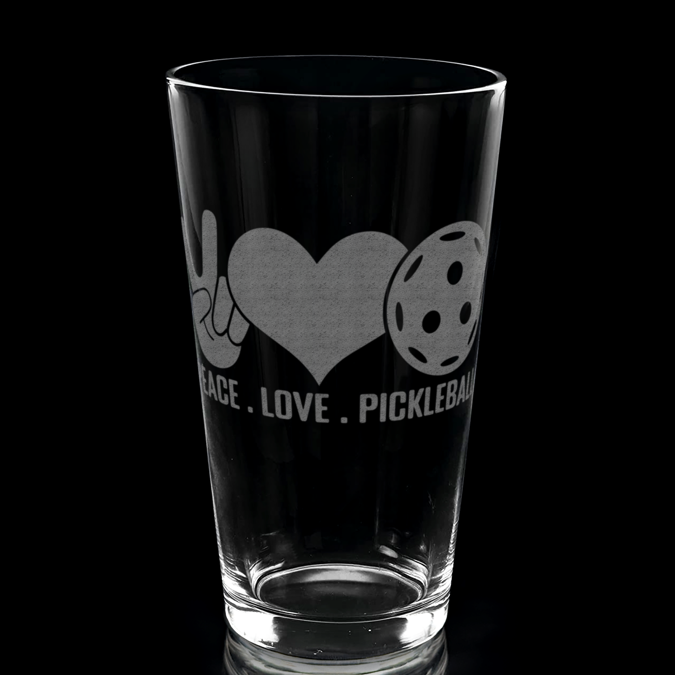 Pickleball Pint Glasses