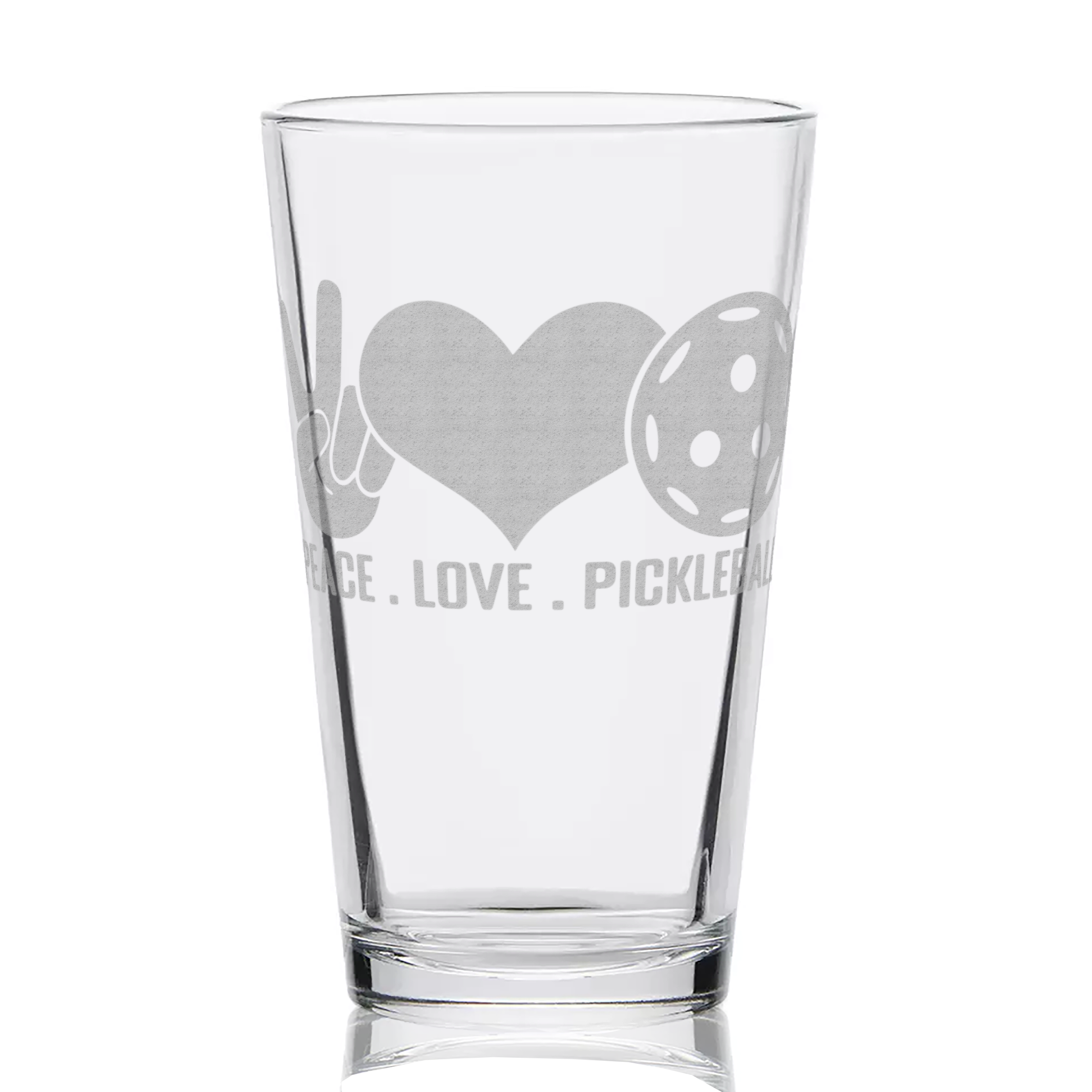 Pickleball Pint Glasses