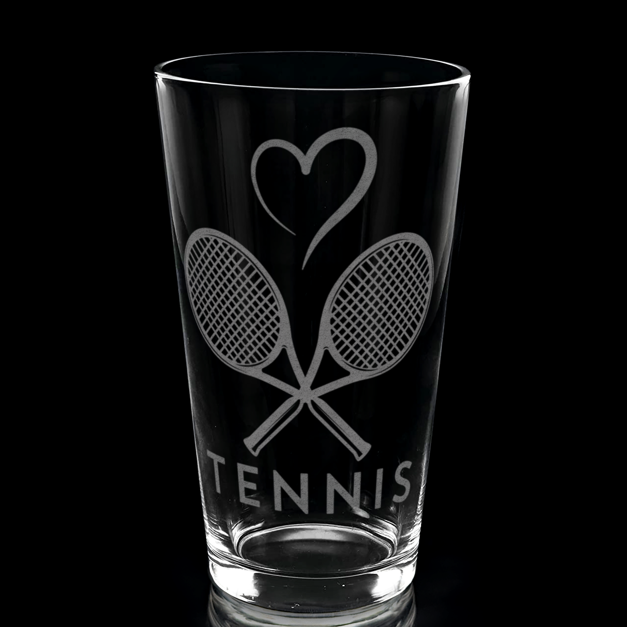 Tennis Pint Glass