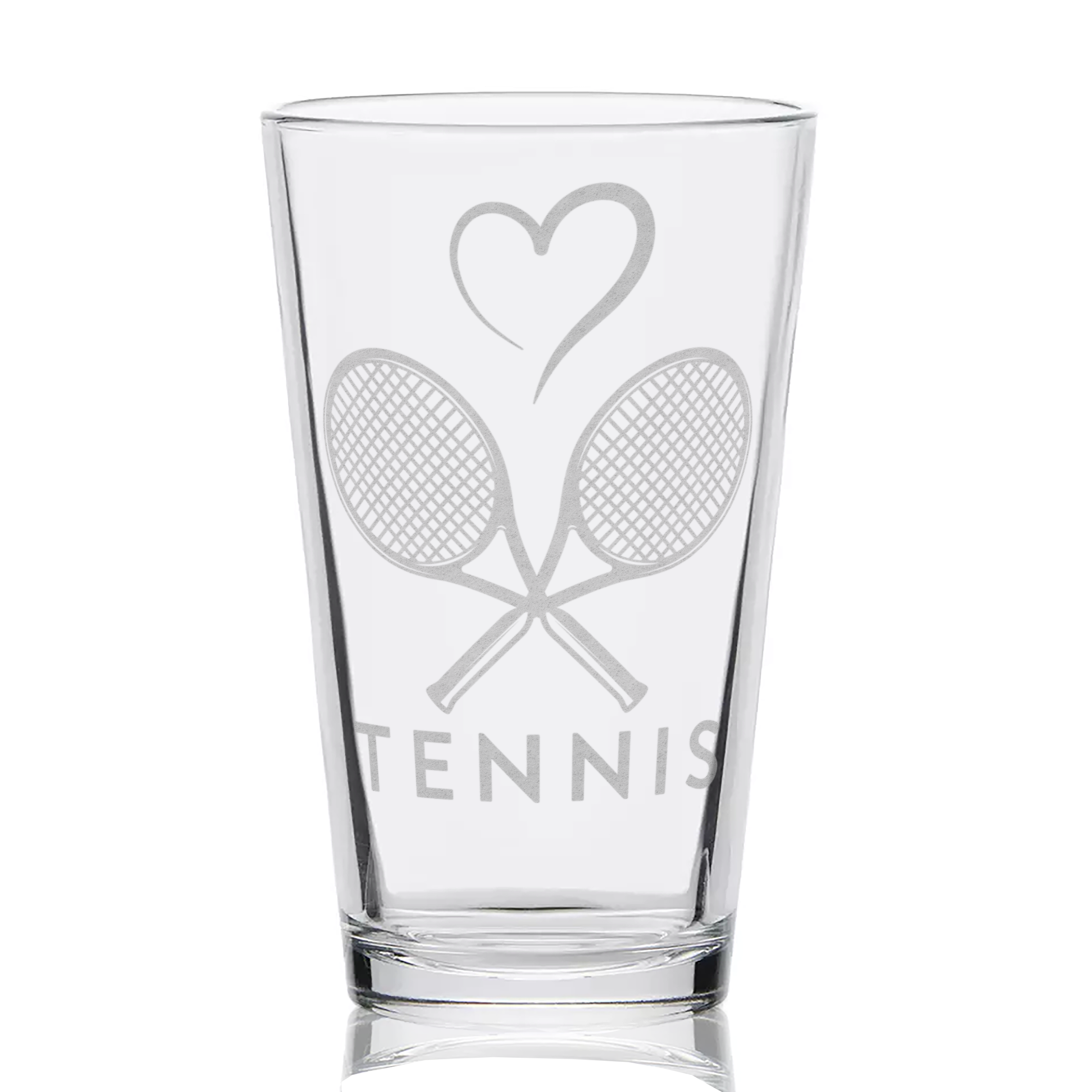 Tennis Pint Glass