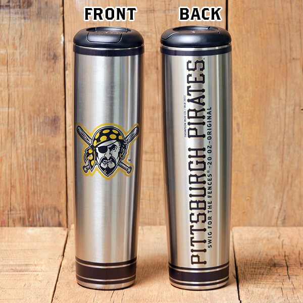 Pittsburgh Pirates Dugout Mug® | Stainless Steel Baseball Bat Mug