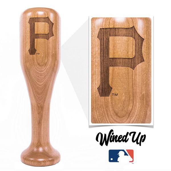 Pittsburgh Pirates "P" Wined Up® | Baseball Bat Wine Mug Collective
